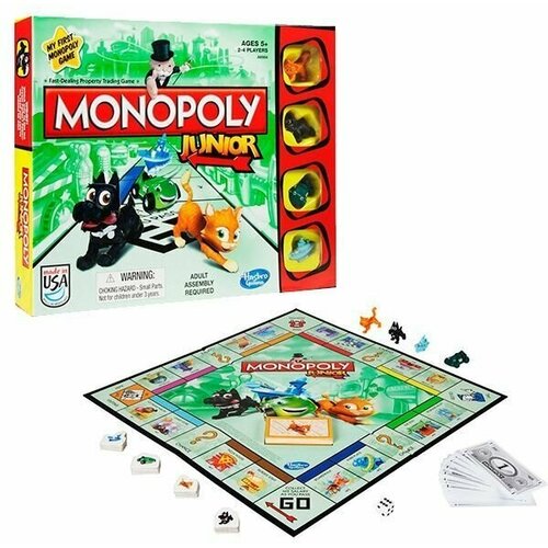 Hasbro Games Игра Моя первая Монополия monopoly junior моя первая монополия