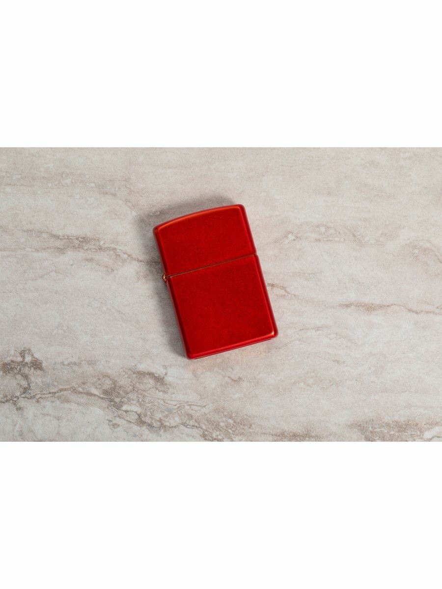 Зажигалка ZIPPO Classic Metallic Red 49475ZL - фотография № 11