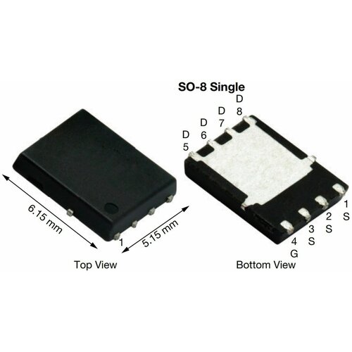 SiRA18DP-T1-GE3 N-Channel MOSFET 30V 33A микросхема sira14bdp t1 ge3 n channel mosfet 30v 64a so8