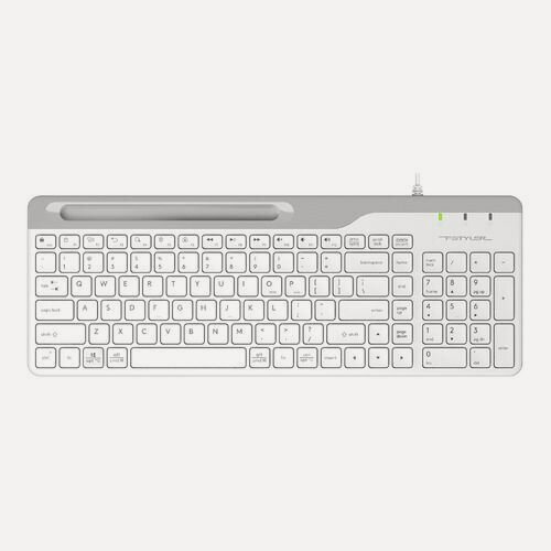 Изображение товара Клавиатура A4TECH Fstyler FK25, USB, белый серый [fk25 white]