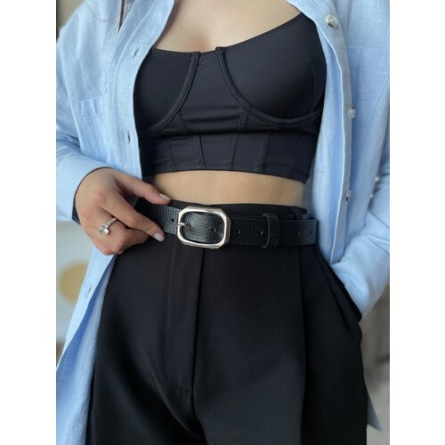 фото Ремень beautiful birds, размер 90, черный