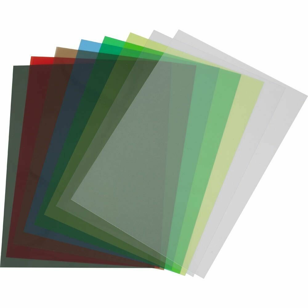 Обложки прозрачные пластиковые гелеос А4 025 100 