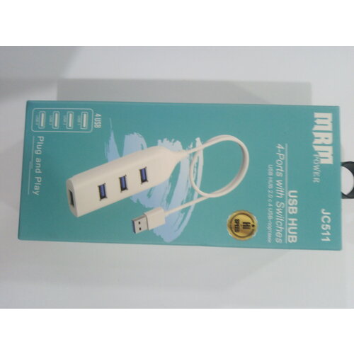 USB HUB 4 порта JC511 упаковка блистер.