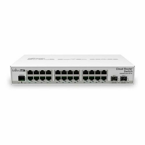 Коммутатор MIKROTIK CRS326-24G-2SIN управляемый 27309₽