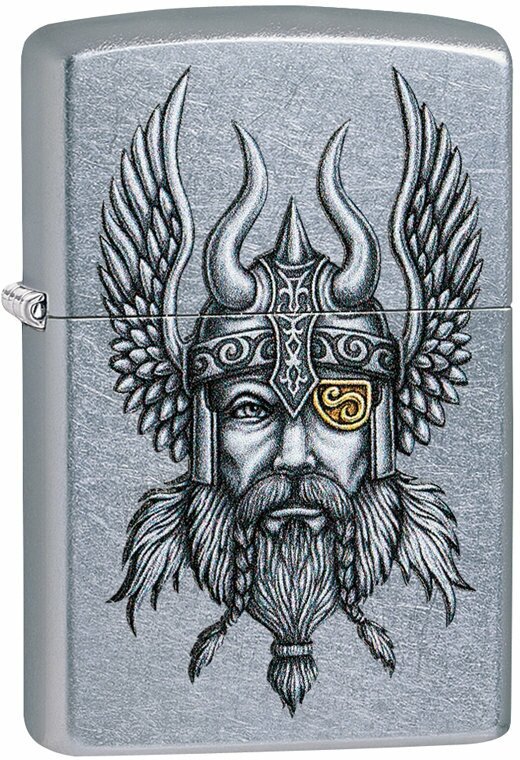 Зажигалка ZIPPO 29871 Viking Warrior Design - фотография № 6