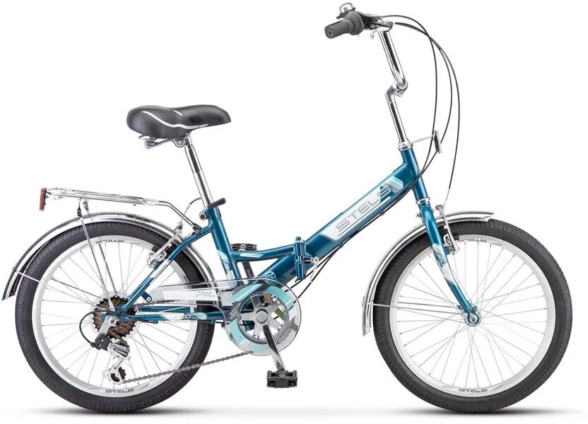 Велосипед складной подростковый Stels 20" Pilot 350 V рама 13" синий