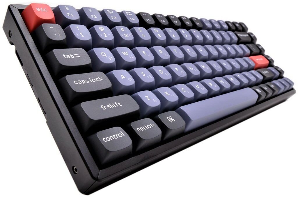 Клавиатура Keychron K2, 84 клавиши RGB подсветка, Hot-Swap, Gateron Red Switch (K2-C1H) - фото №11