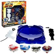 WOOW TOYS Набор для батлов ULTRA SPIN, 2 сборных волчка, 2 устройства запуска, 1 арена