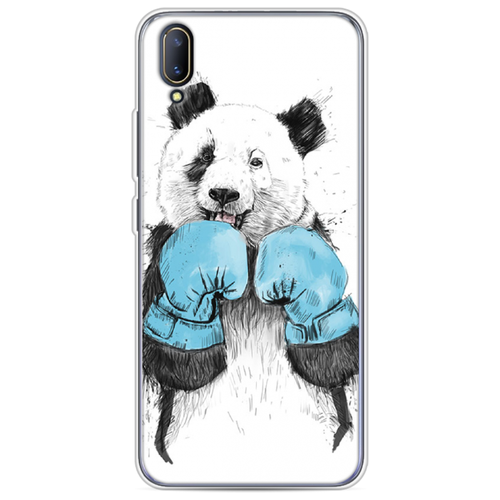 фото Силиконовый чехол панда боксер на vivo v11 (v11 pro) case place