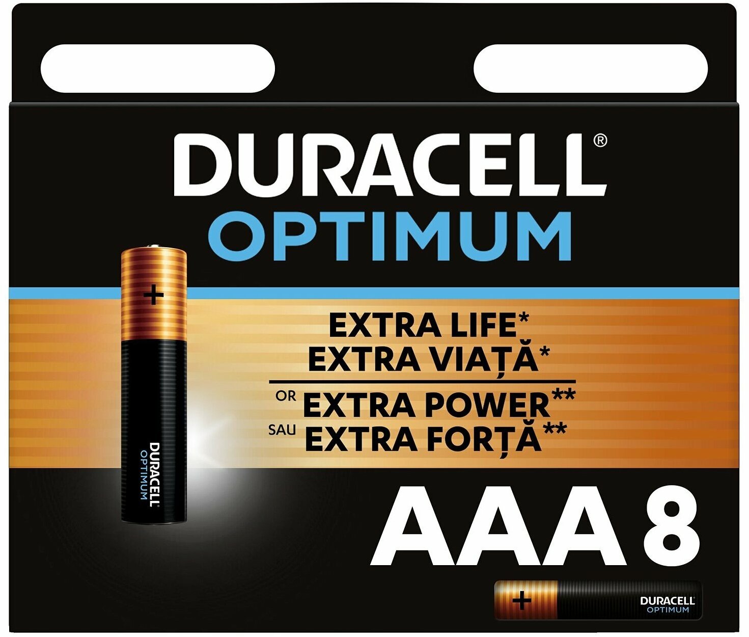 Батарейка Duracell Opti AAA 8 шт