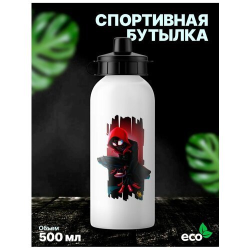 фото Спортивная бутылка для воды человек паук, спайдер мен rocket print