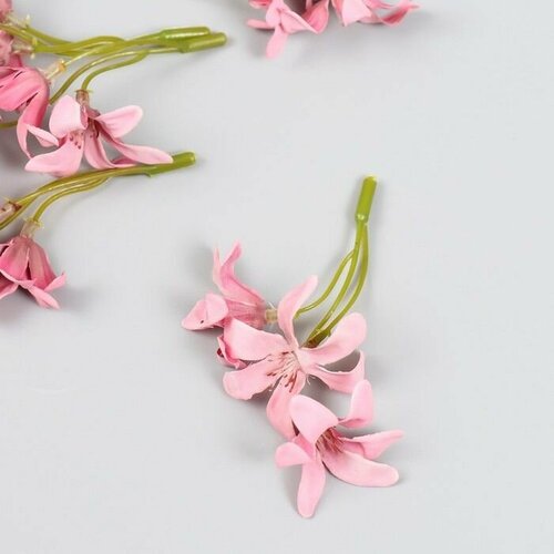Цветы для декорирования Лилейник малиновый 8,5 см, 5 шт. лилейник микс 5 шт
