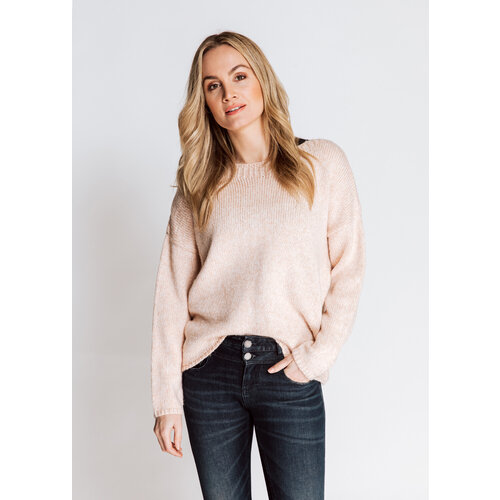 Пуловер ZHRILL, свободный силуэт, размер L/XL, розовый