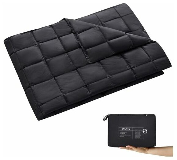 Спальный мешок-одеяло King Camp 2013 Smart 540 черный