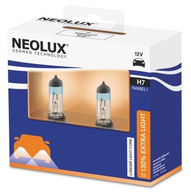 Лампа автомобильная галогенная Neolux Extra Light 499EL1-SCB H7 12V 55W PX26d