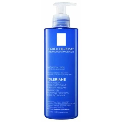 La Roche-Posay Toleriane Gel Moussant Double Nettoyant Очищающая гель-пенка для лица двойного действия, 400 мл