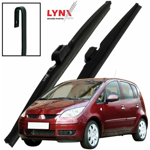 Дворники Mitsubishi Colt Z30 Митсубиси Кольт З30 хэтчбек 5 дв 2002 2003 2004 2005 2006 2007 2008 2009 Щетки стеклоочистителя зимние 650мм-350мм 2шт