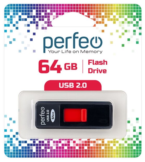 USB флешка Perfeo USB 64GB S03 Black