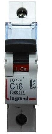 DX3-E 407259 Автоматический выключатель однополюсный 4А (6 кА, C) Legrand - фото №3