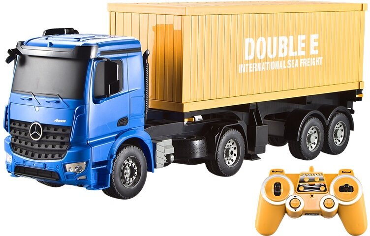 Радиоуправляемый контейнеровоз Double E Mercedes-Benz Arocs 1:20 2.4G - E564-003