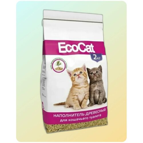 Наполнитель древесный для кошачьего туалета 2 кг