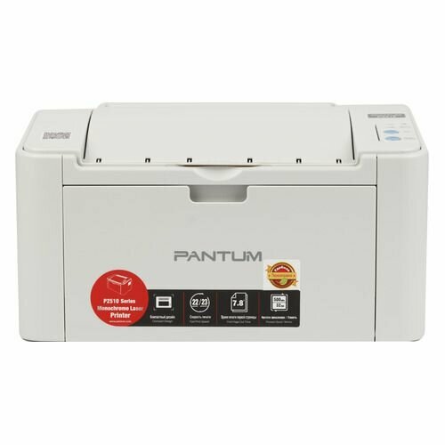 Принтер лазерный Pantum P2518 черно-белая печать A4 цвет серый 1507100₽