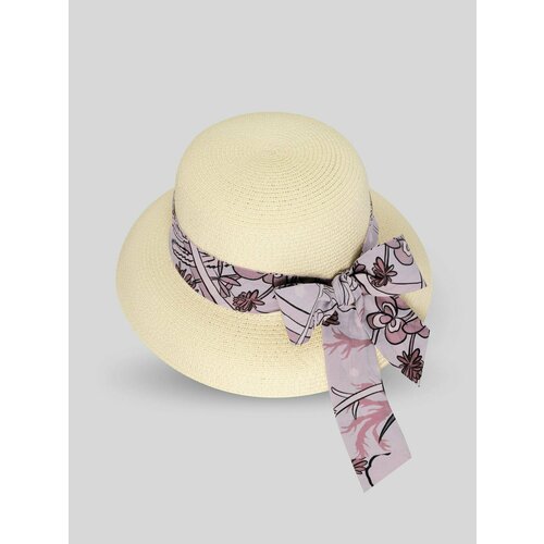 фото Шляпа danilova design, размер 7, бежевый