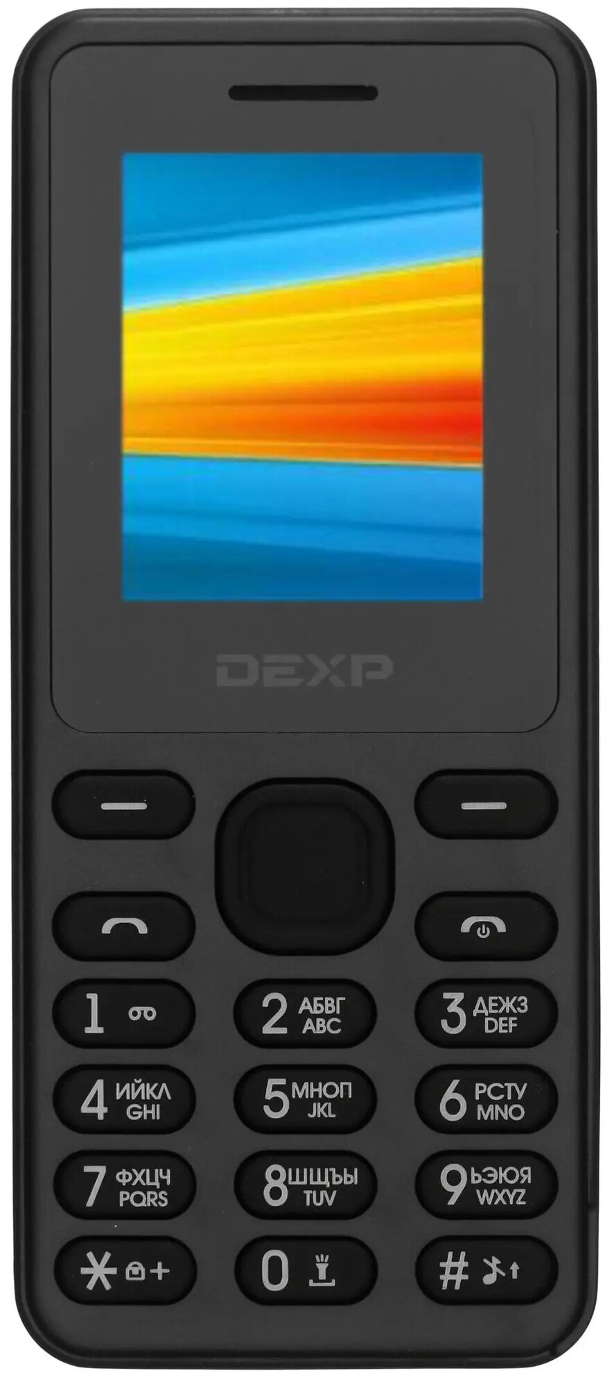 Телефон DEXP C185, 2 SIM, черный