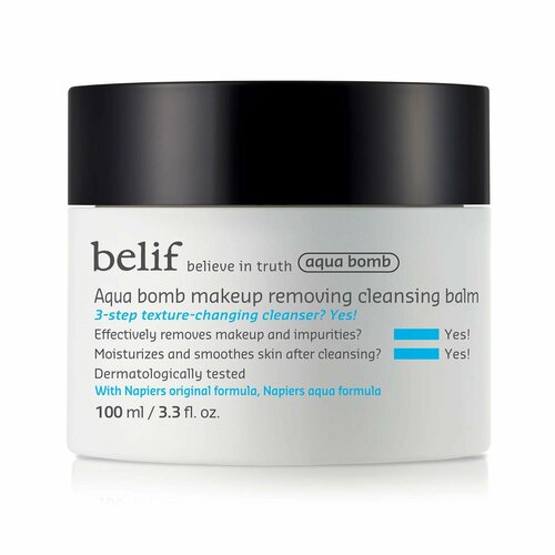 BELIF Гидрофильный бальзам Aqua Bomb Makeup Removing Cleansing Balm очищающий бальзам для лица belif aqua bomb makeup removing cleansing balm 100 мл