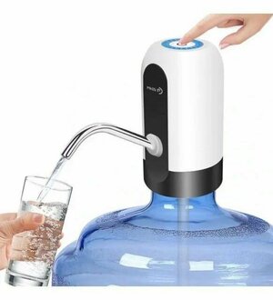 Помпа для воды электрическая водяная автоматическая / Насос диспенсер для перекачки бутилированной воды / Электропомпа для бутылок