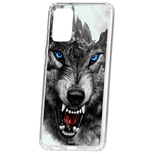 фото Чехол на samsung galaxy s20 plus kruche print волк