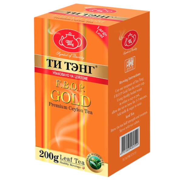Чай черный Ти Тэнг Gold F.B.O.P. с добавлением типсов, 200 г