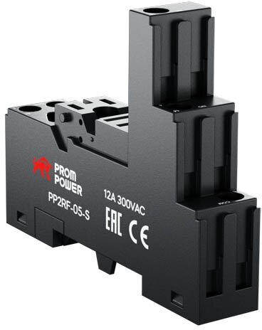 Колодка Prompower PP2RF-05-S для реле PG2R1-S (однополюсное), винтовые клеммы - фотография № 3