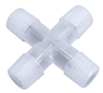 Коннектор для дюралайта 11 мм, 2W, Х - образный 767727