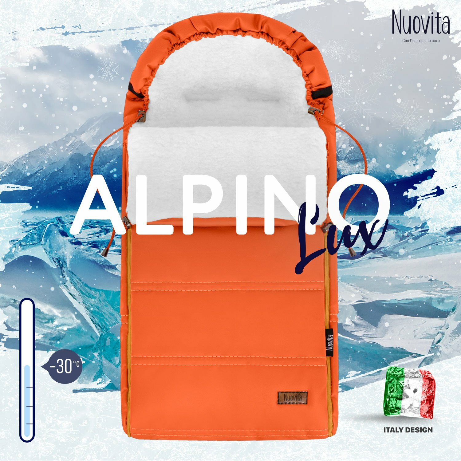Конверт зимний меховой Nuovita Alpino Lux (цвета в ассорт.) Fairy - фото №5
