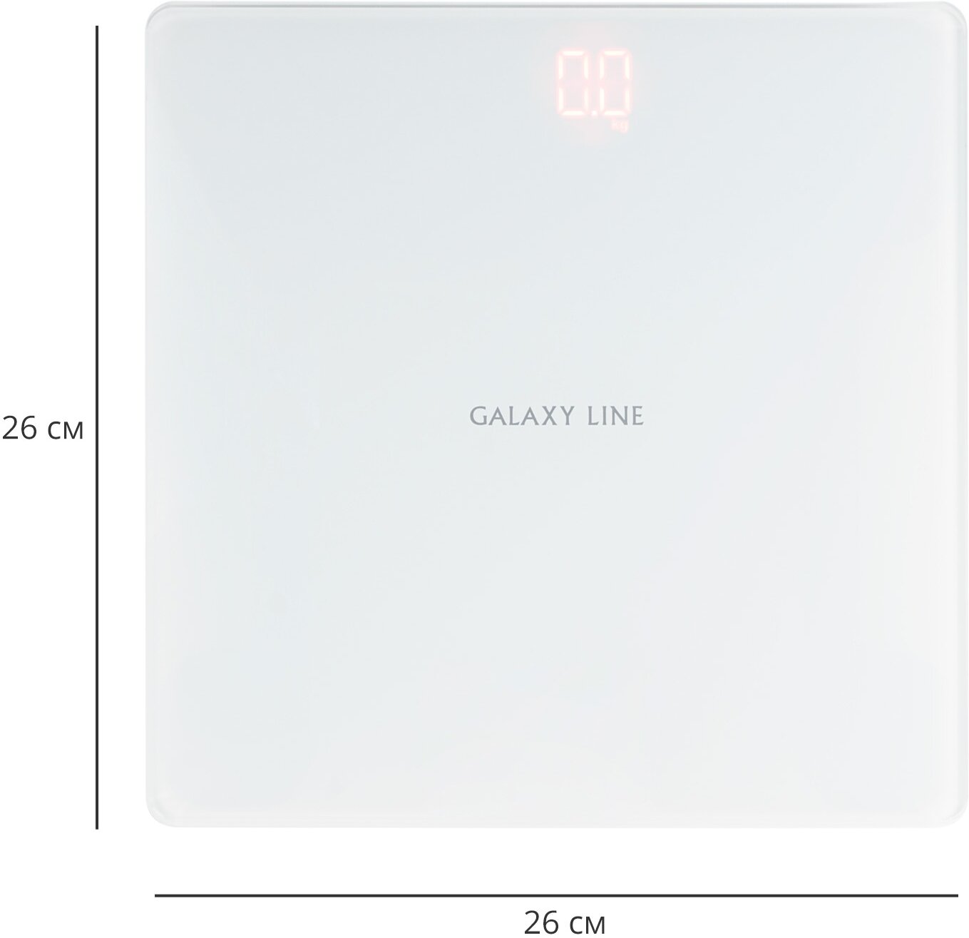 Весы напольные электронные GALAXY LINE GL 4826 БЕЛЫЙ - фото №11