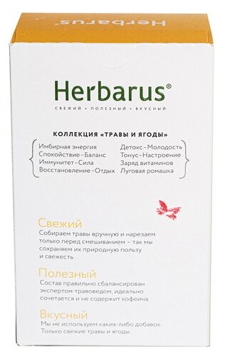Чайный напиток Herbarus "Иммунитет Сила", листовой, 50г. - фотография № 6