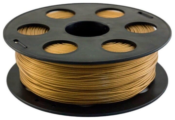 Золотистый металлик PETG пластик Bestfilament для 3D-принтеров 1 кг (1,75 мм)