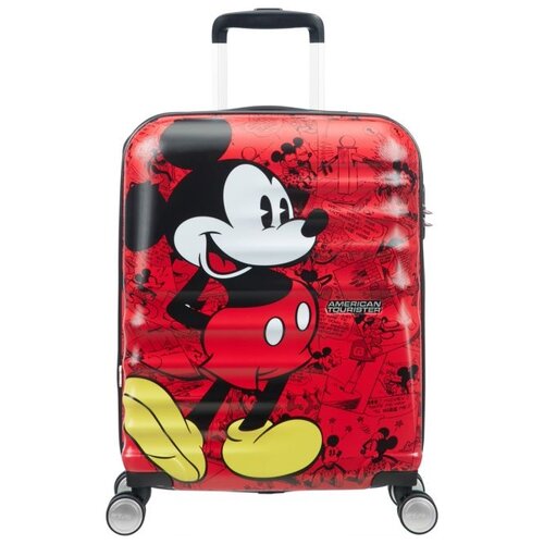 фото Чемодан american tourister wavebreaker disney 36 л, mickey comics red