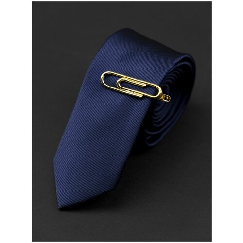 фото Зажим для галстука золотая скрепка 2beman