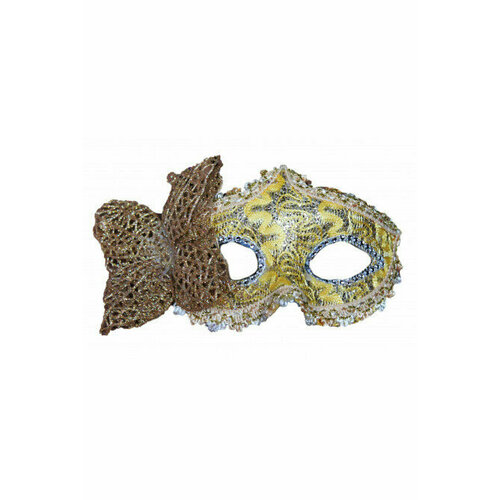 Золотая маска с бабочкой малиновая маска с золотой тесьмой 13560