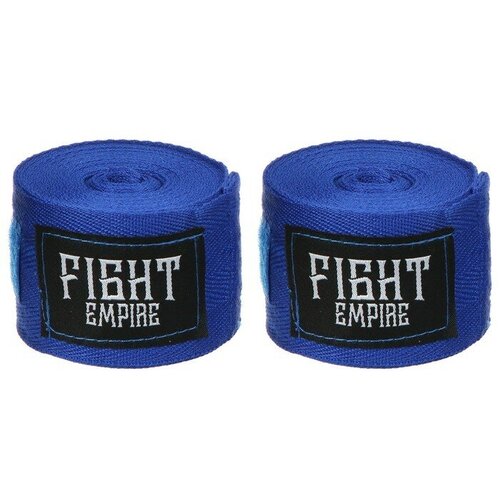FIGHT EMPIRE Бинт боксёрский FIGHT EMPIRE 4 м, цвет синий fight empire бинт боксёрский fight empire 5 м цвет синий