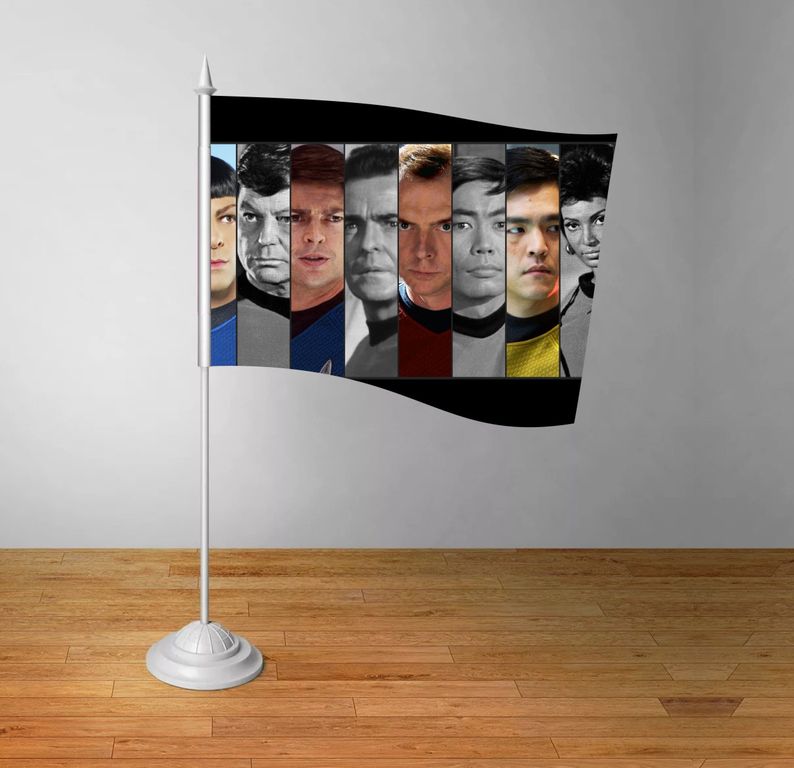 Флажок настольный Star Trek, Стартрек №1