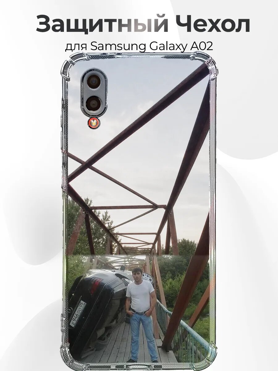 Чехол Samsung A02 Mercedes ML W163 на боку