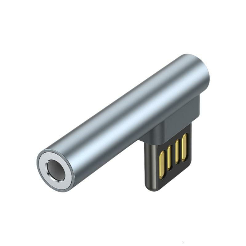 USB-адаптер A на 3.5 мм TRRS, Серый