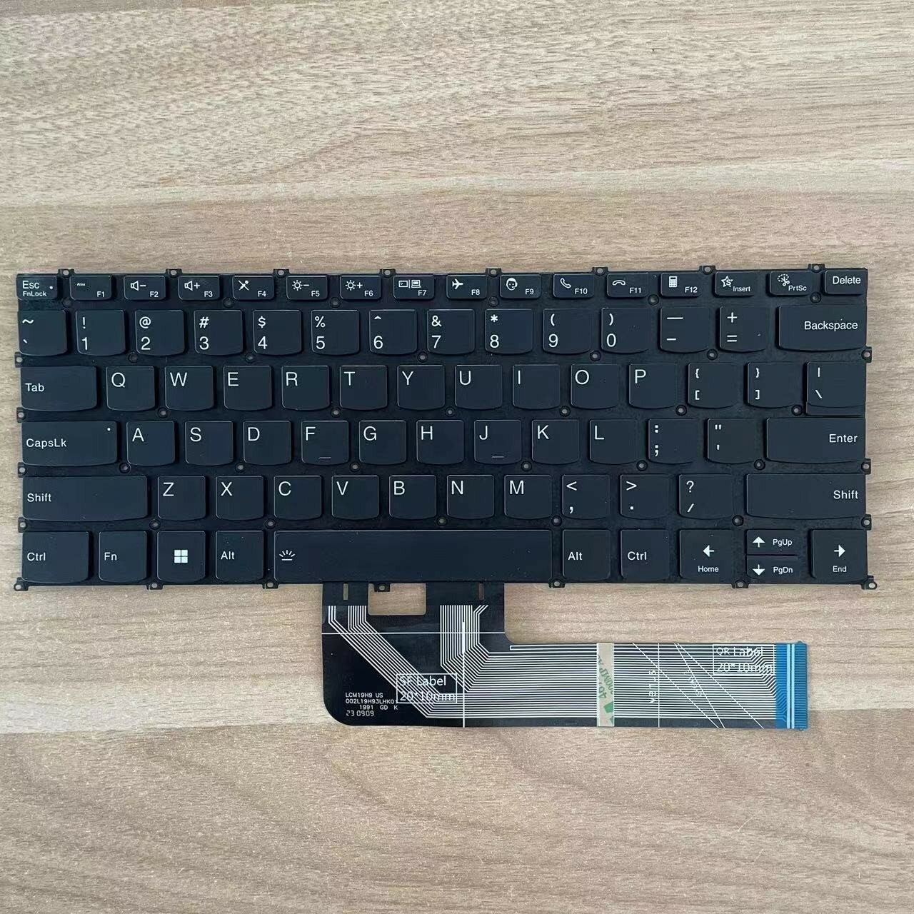 Клавиатура для Lenovo ThinkBook 14 G5+ Черный с подсветкой клавиша F10 с символом телефона совместимость с ноутбуком