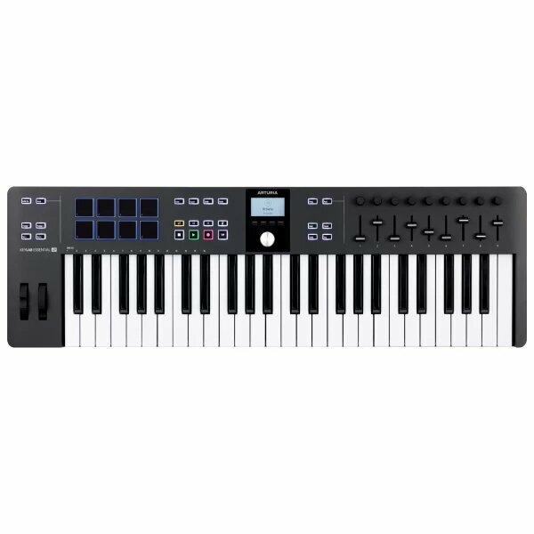 MIDI клавиатура Arturia KeyLab Essential 49 mk3 Black - 49 клавиш