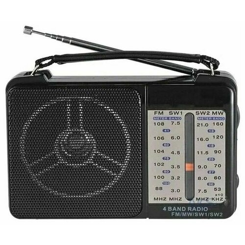 Радиоприемник пятиволновой 3Вт портативный радио приемник всеволновой MP3-плеер FM AM SW1 SW2 TV 83300₽