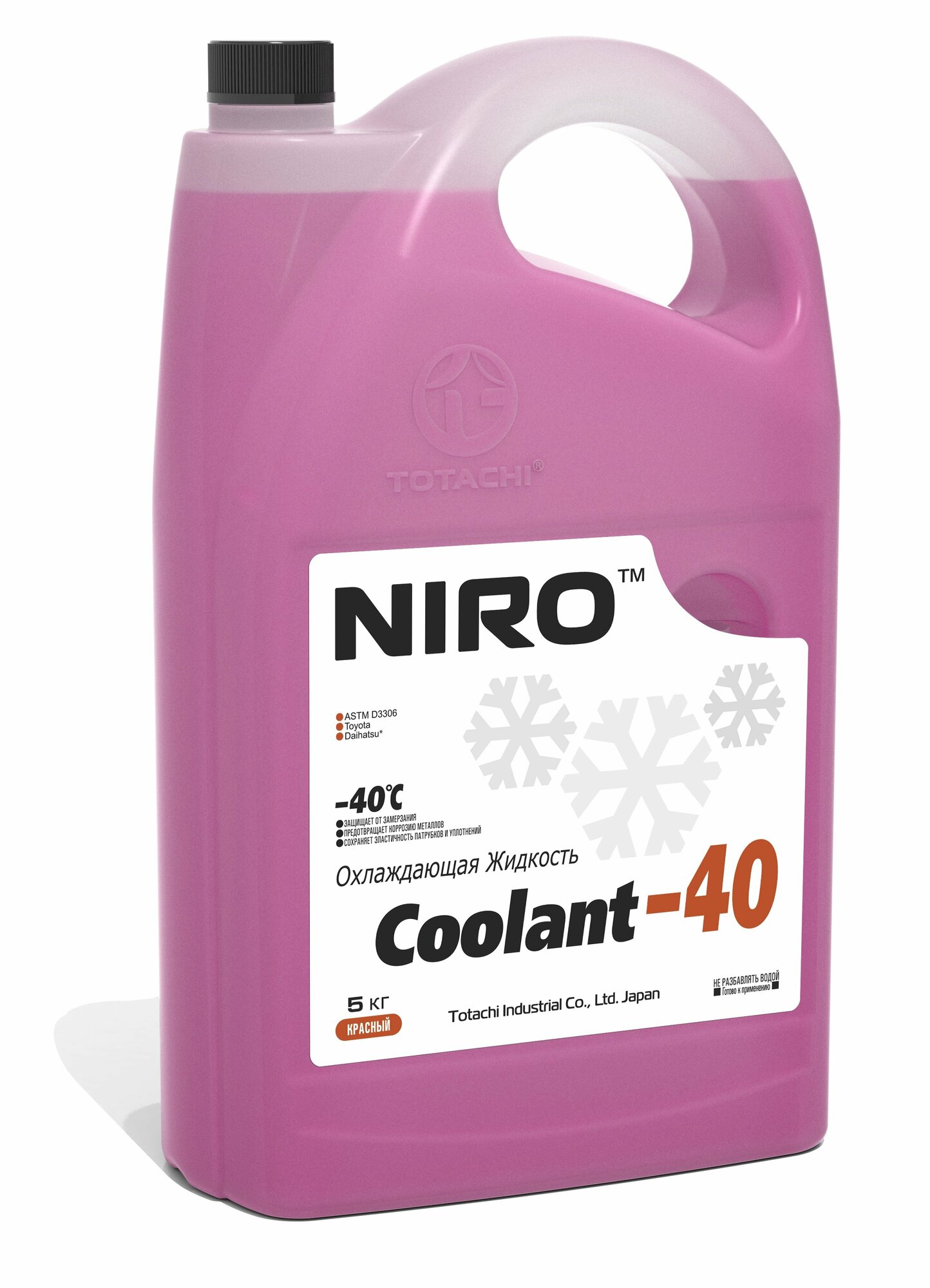 Антифриз TOTACHI NIRO Coolant Red -40C G12+ 5кг