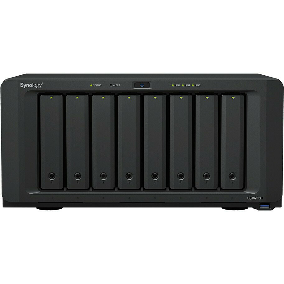 СХД настольное исполнение 8BAY NO HDD DS1823XS+ SYNOLOGY - фото №7